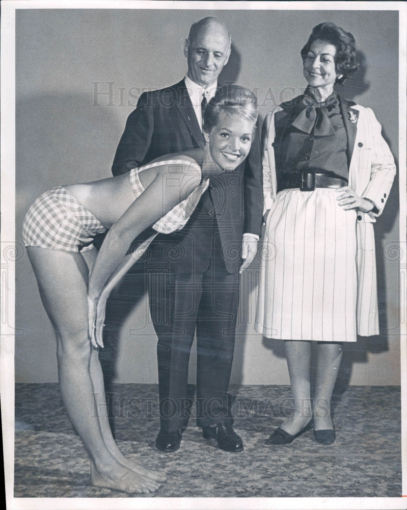 1963 CA Kessler Rose Marie Reid Swimwear Press Photo - Historic Images