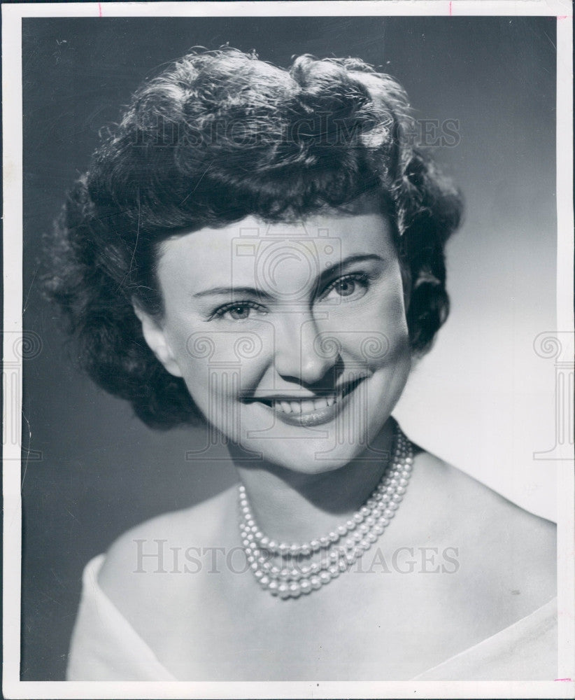 1956 Ballet Dance Director Florence Kessler Press Photo - Historic Images