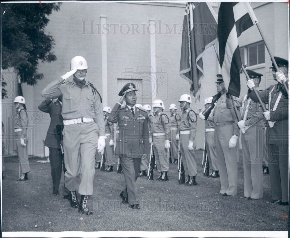 1962 Thailand Chief Marshal Thep Kesmuti Press Photo - Historic Images