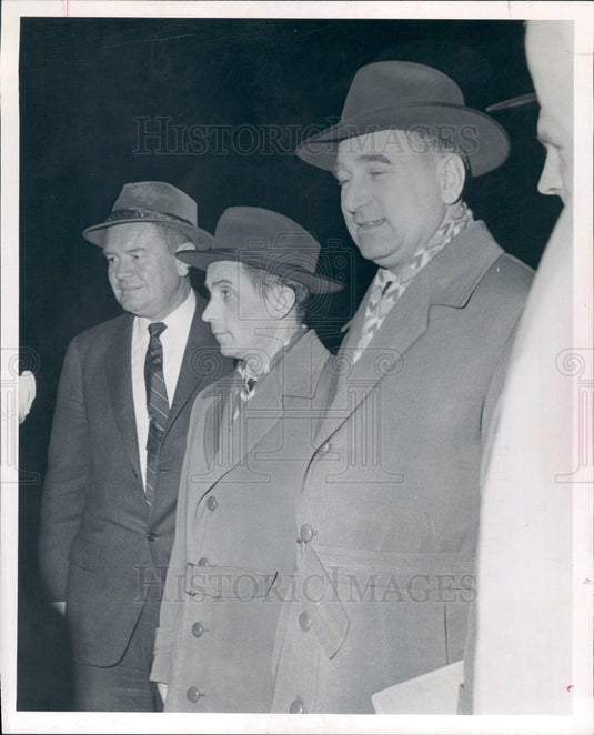 1960 Russian Hockey Federation V Khomuskov Press Photo - Historic Images