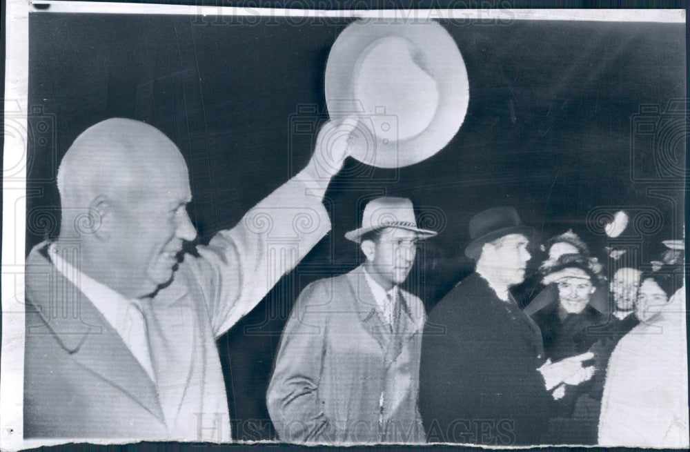 1959 Soviet Premier Nikita Khrushchev Press Photo - Historic Images