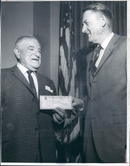 1968 Denver CO Jewish Leader Adolph Kiesler Press Photo - Historic Images