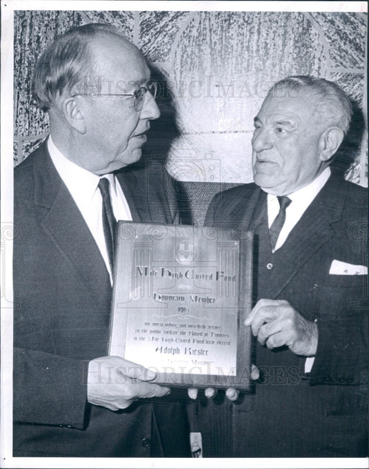 1963 Denver CO Jewish Leader Adolph Kiesler Press Photo - Historic Images