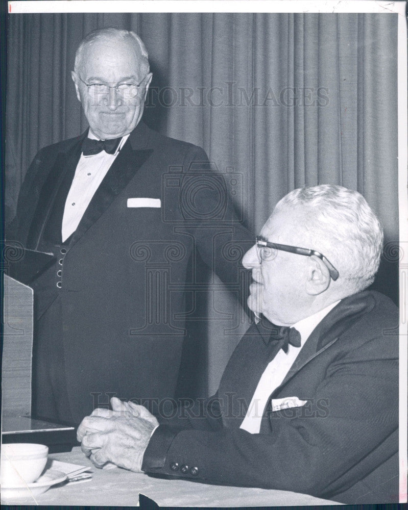 1962 Pres Truman/CO Jewish Leader Kiesler Press Photo - Historic Images