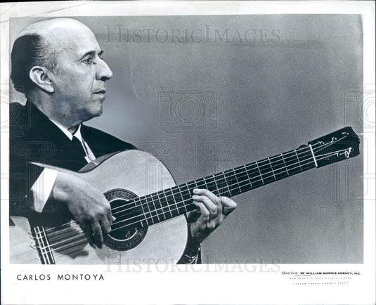 1972 Musician Carlos Montoya Press Photo - Historic Images