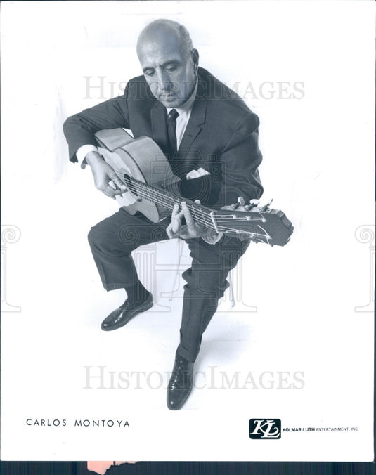 1974 Musician Carlos Montoya Press Photo - Historic Images