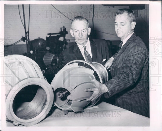 1962 Howard Scripps Son William Scripps Press Photo - Historic Images