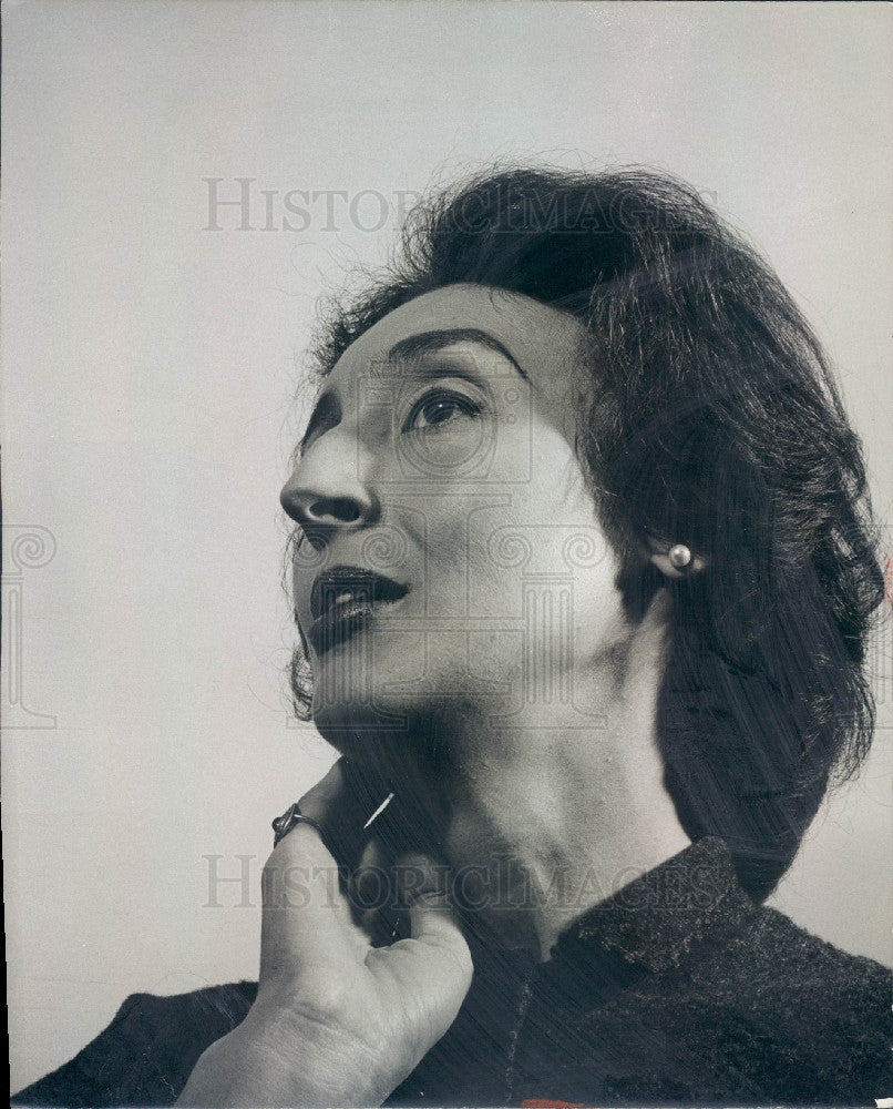 1962 Actress Carmalita Scott Press Photo - Historic Images