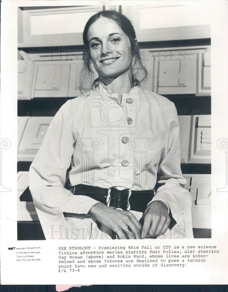 1973 Actress Gay Rowan Press Photo - Historic Images