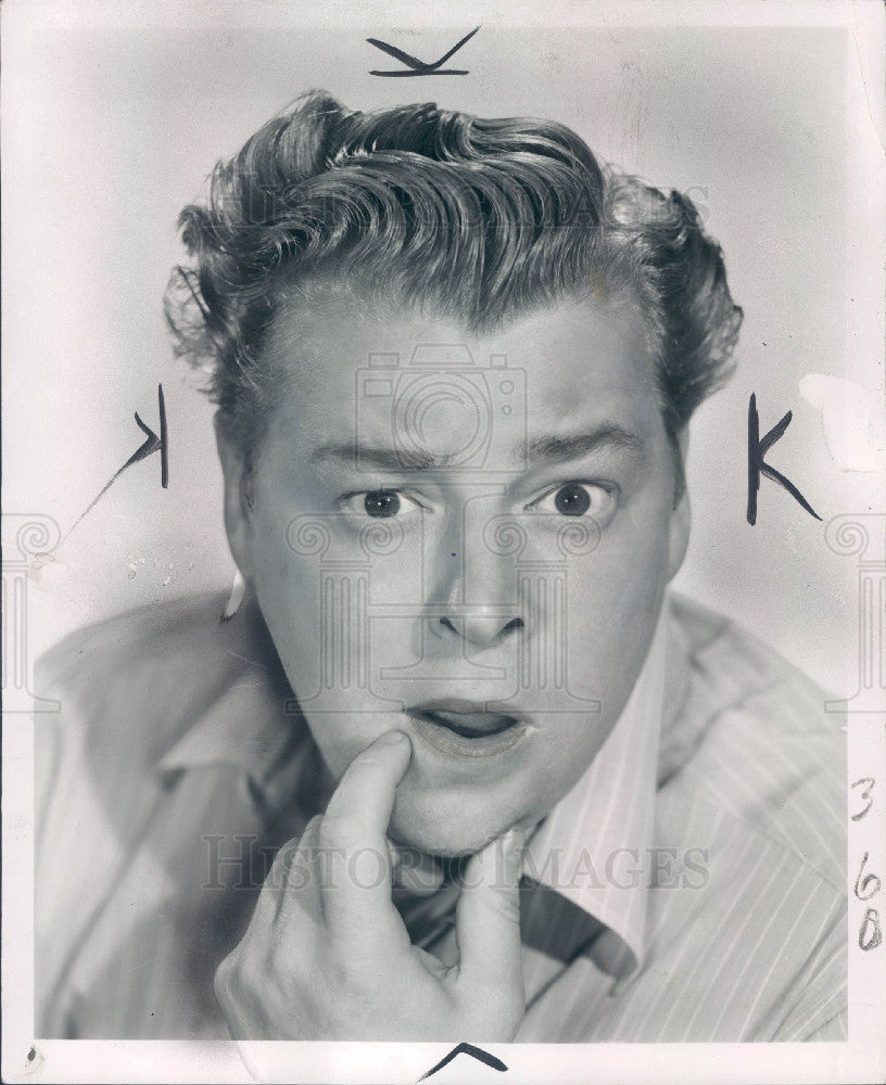 1950 Actor/Comedian Frank Fontaine Press Photo - Historic Images