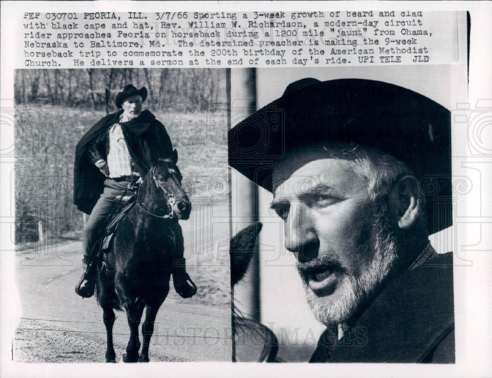 1966 American Methodist Bicentennial Press Photo - Historic Images