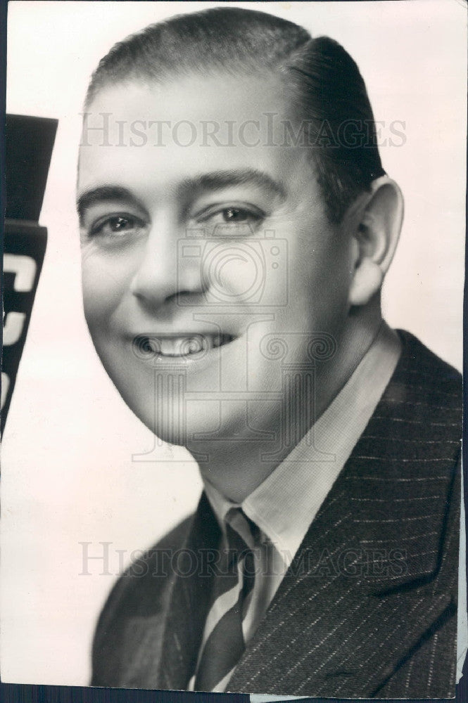 1938 Tenor Morton Downey Press Photo - Historic Images