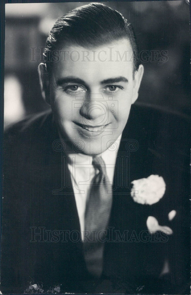 1938 Tenor Morton Downey Press Photo - Historic Images