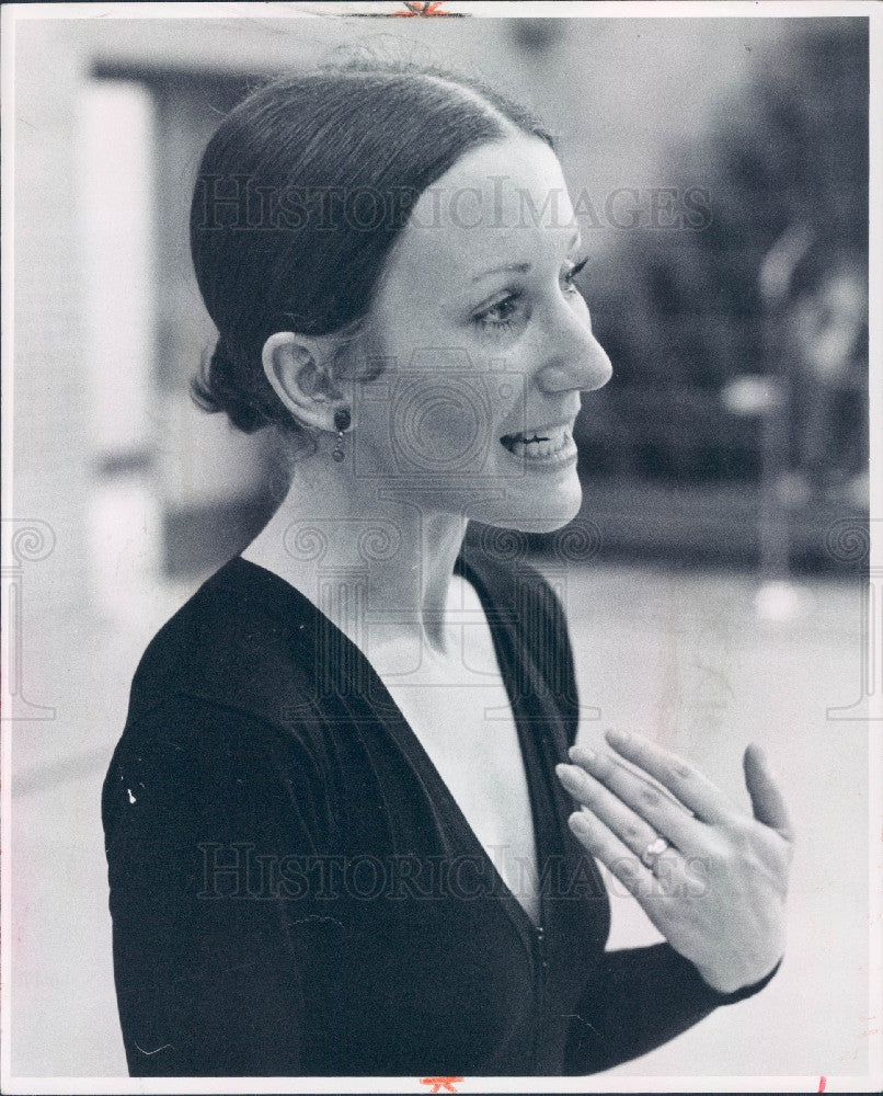 1978 Detroit MI Choreographer Lisa Nowak Press Photo - Historic Images