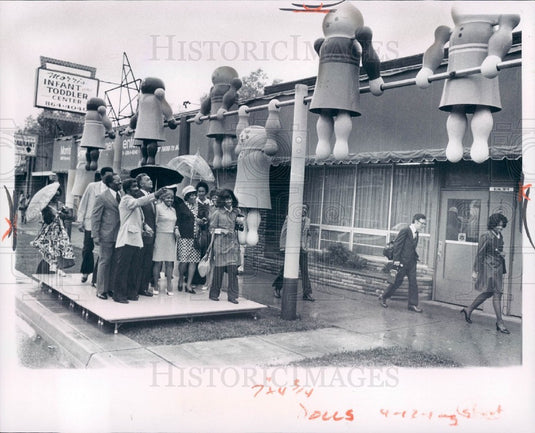 1974 Detroit MI Morris Day Care Press Photo - Historic Images