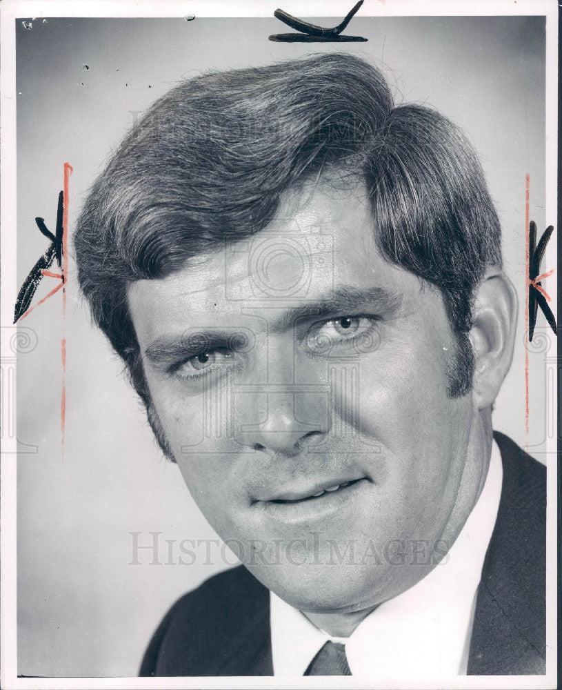 1971 TV Host Phil Donahue Press Photo - Historic Images