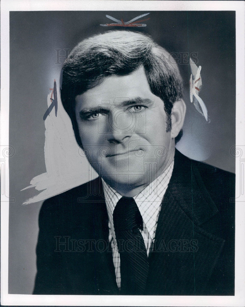 1972 TV Host Phil Donahue Press Photo - Historic Images