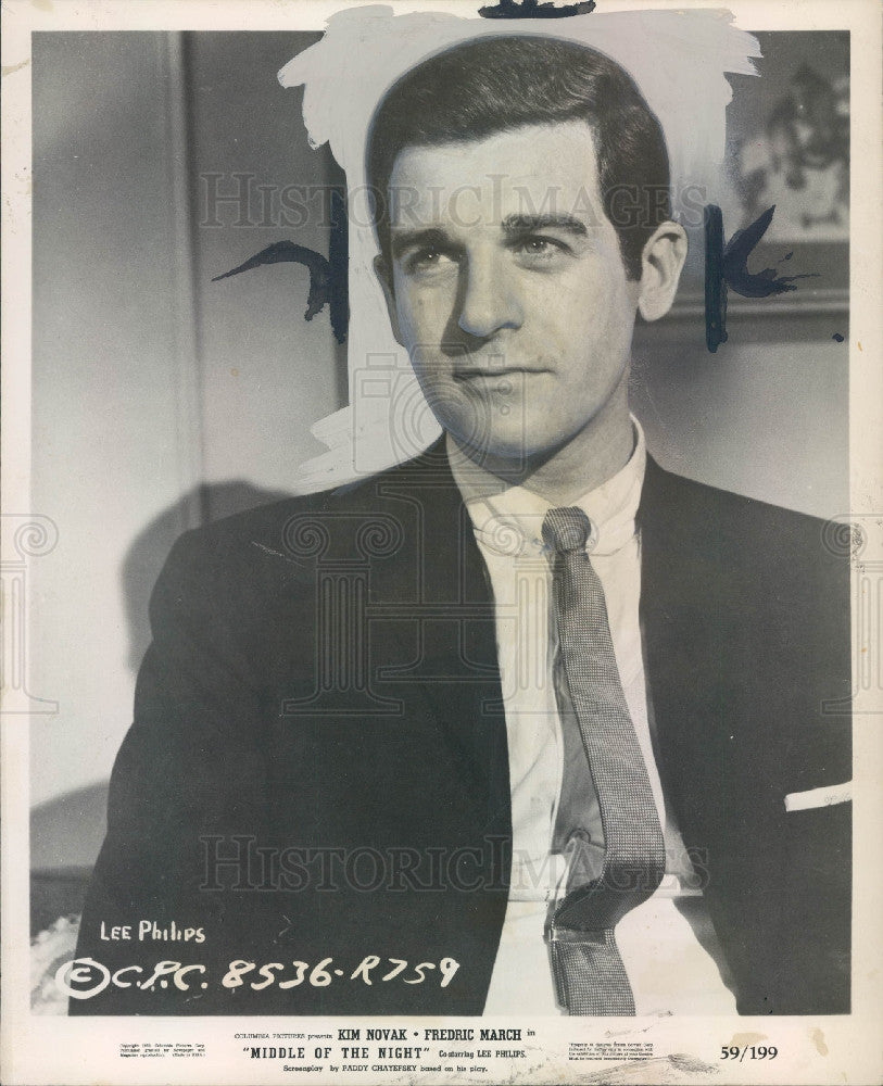 1959 Actor Lee Philips Press Photo - Historic Images