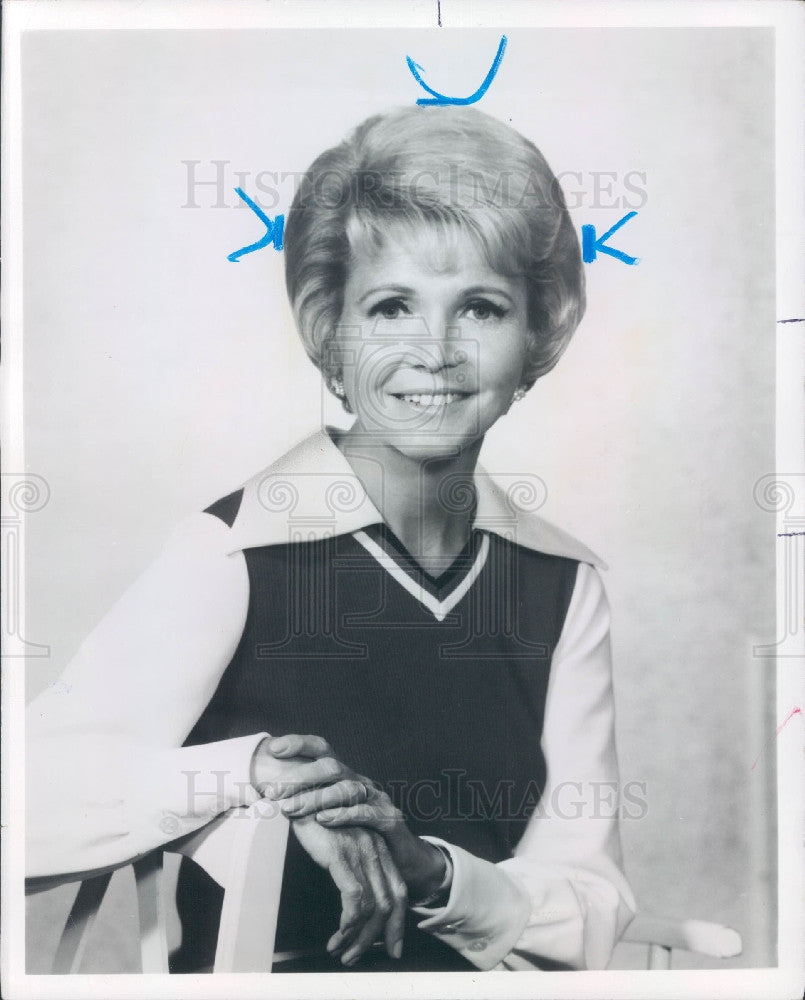 1975 Chicago IL TV Hostess Lee Phillip Press Photo - Historic Images