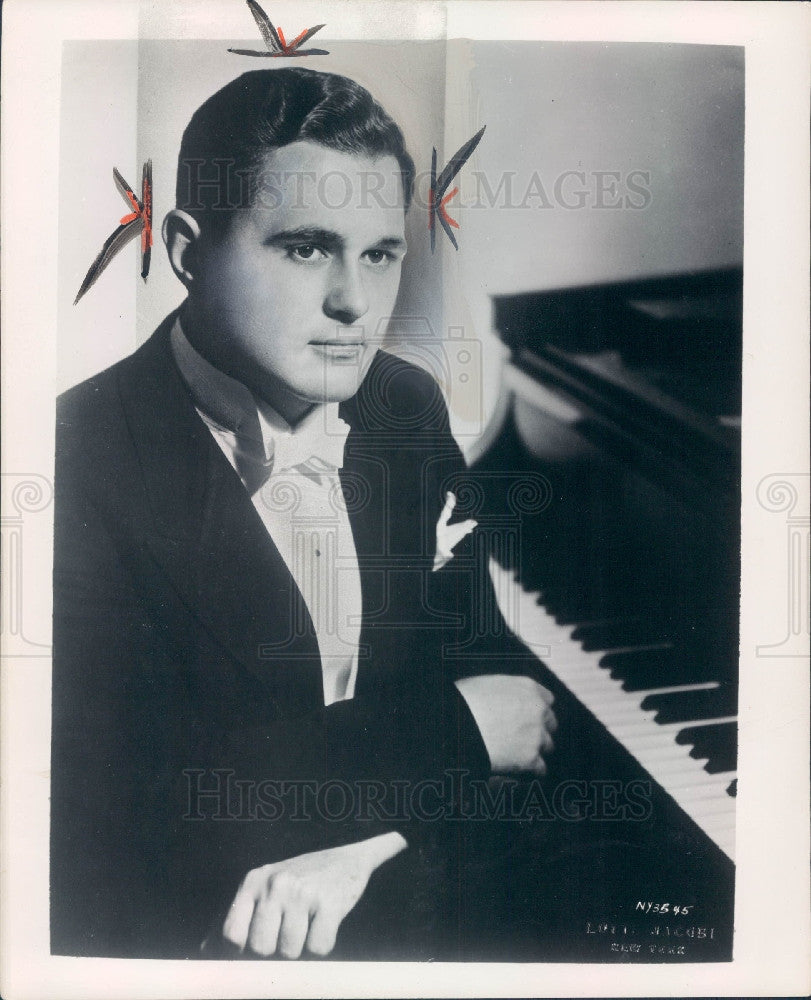 1957 Pianist Eugene Istomin Press Photo - Historic Images