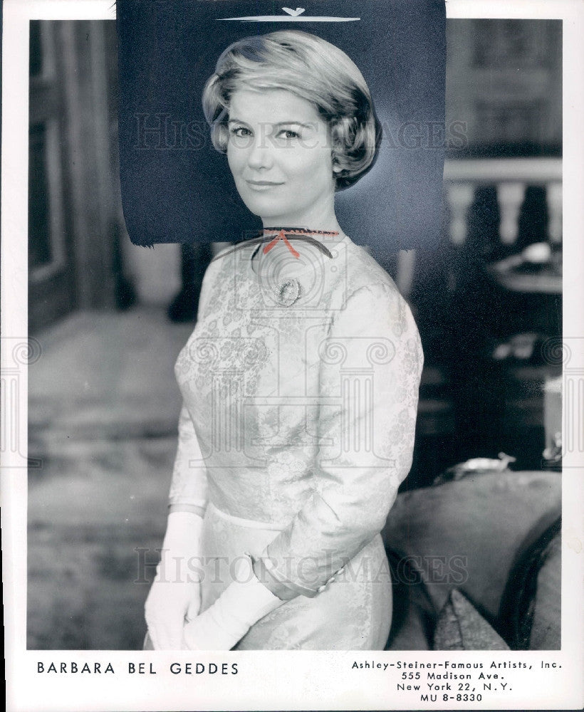 1964 Actress Barbara Bel Geddes Press Photo - Historic Images