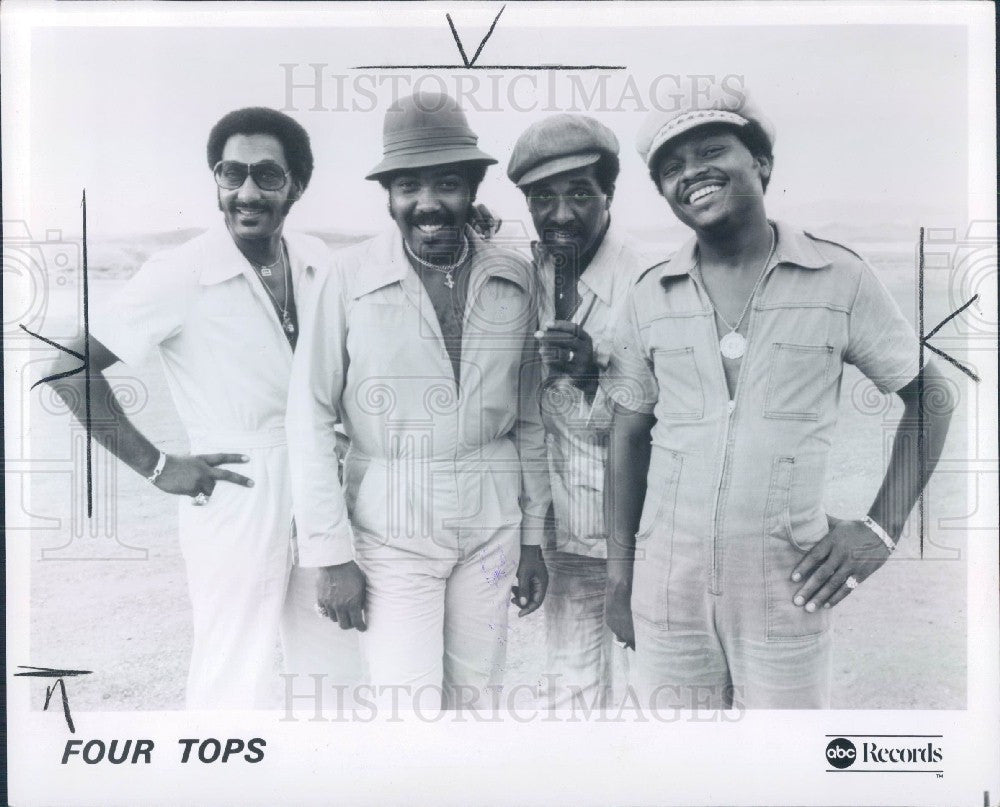 1983 Quartet The Four Tops Press Photo - Historic Images