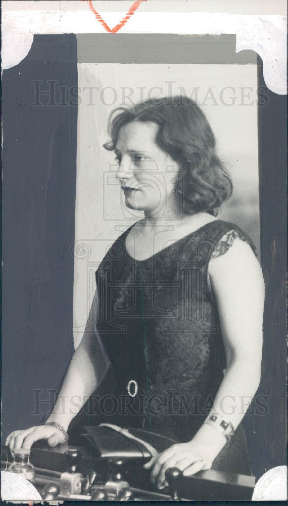 1930 Radio Singer Marjorie Mansell Press Photo - Historic Images