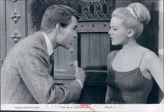 1965 Actors Dean Jones & Connie Stevens Press Photo - Historic Images