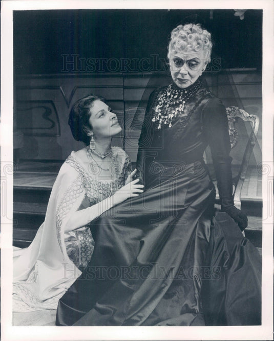1955 Viveca Lindfors & Eugenie Leontovich Press Photo - Historic Images