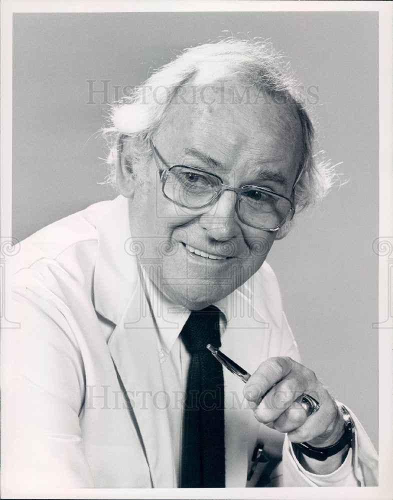 1975 Actor Barnard Hughes Press Photo - Historic Images