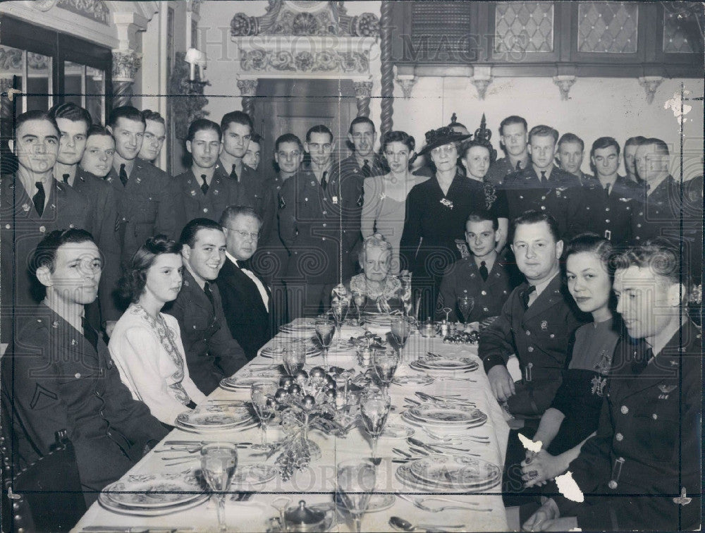 1942 Denver CO Atty Mary Lathrop &amp; Military Press Photo - Historic Images