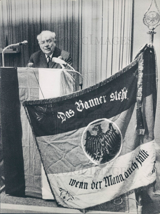 1968 Bavaria Minister Pres Wilhelm Hoegner Press Photo - Historic Images