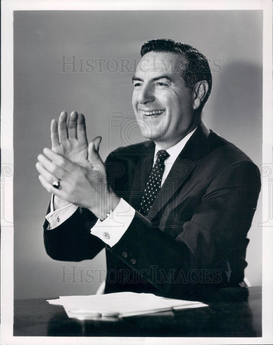 1962 TV Host Ted Mack Press Photo - Historic Images