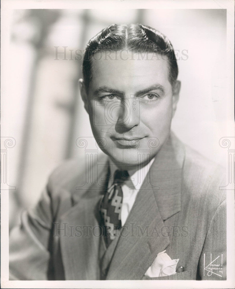 1949 TV Host Ted Mack Press Photo - Historic Images