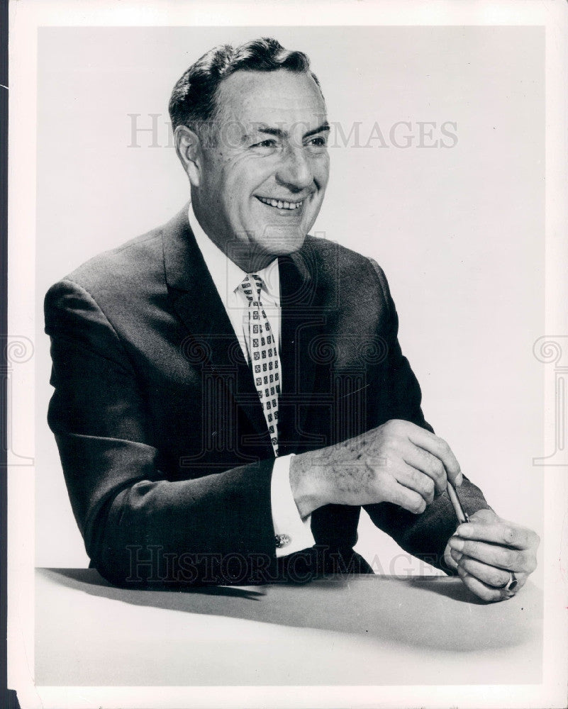1960 TV Host Ted Mack Press Photo - Historic Images