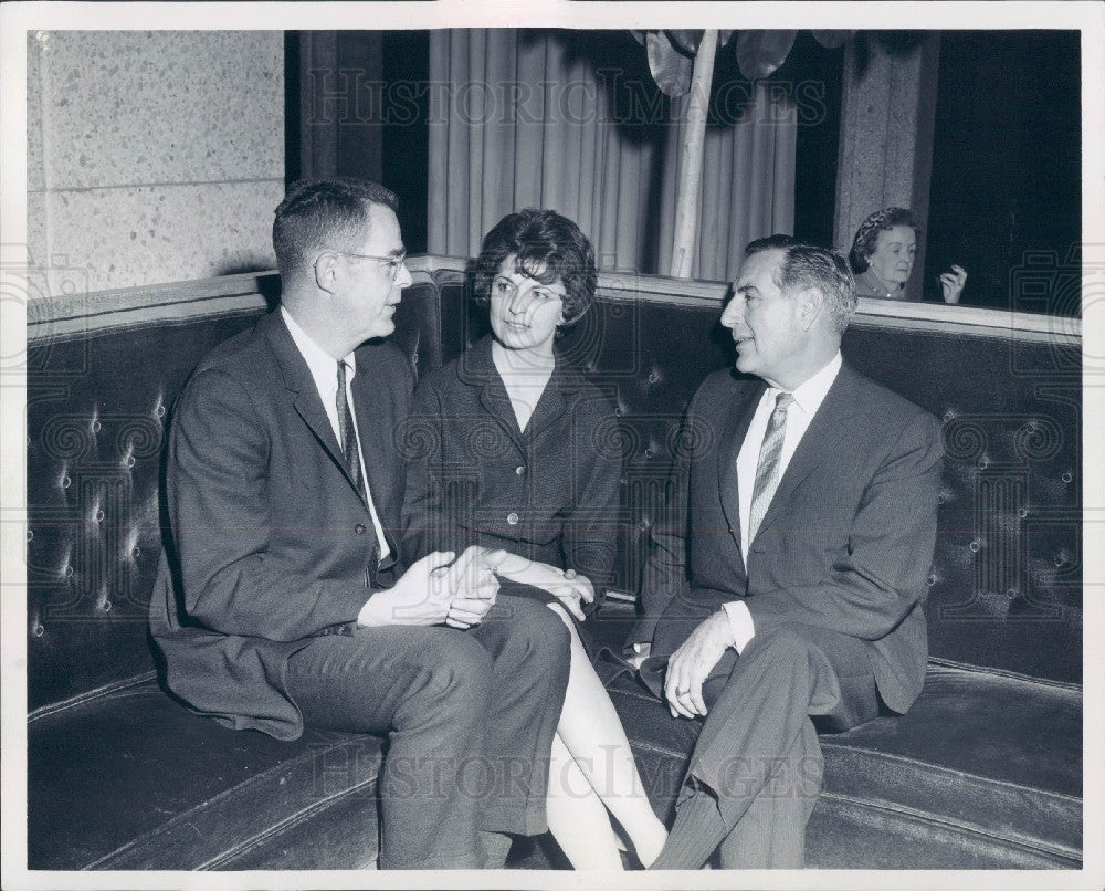 1962 TV Host Ted Mack Press Photo - Historic Images