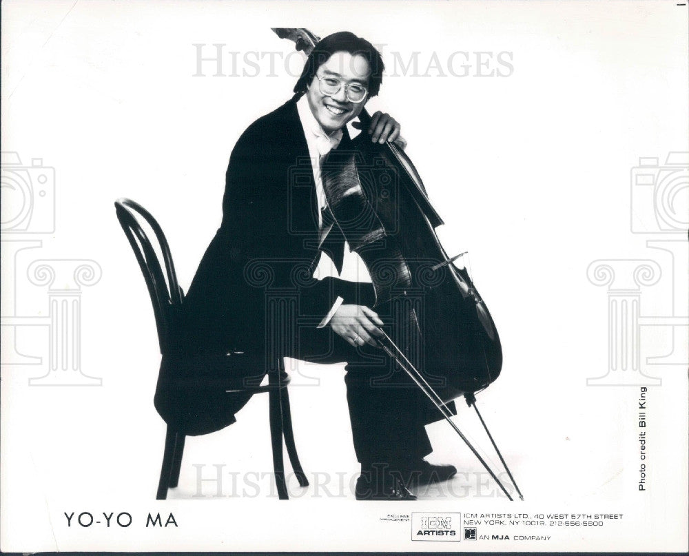 1985 Cellist Yo-Yo Ma Press Photo - Historic Images