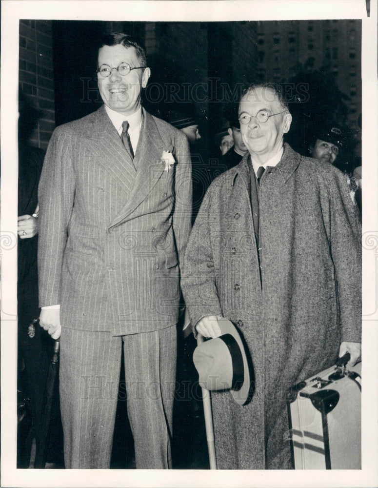 1938 Sweden Crown Prince Gustav Adolf Press Photo - Historic Images