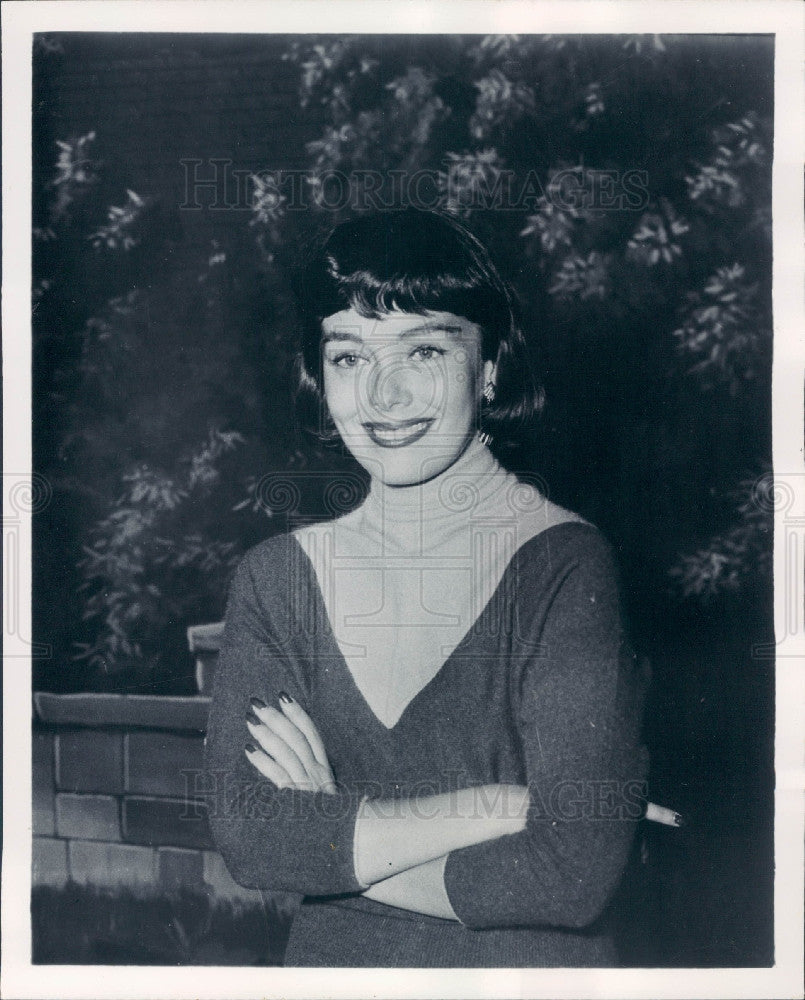 1955 Actress Phyllis Kirk Press Photo - Historic Images