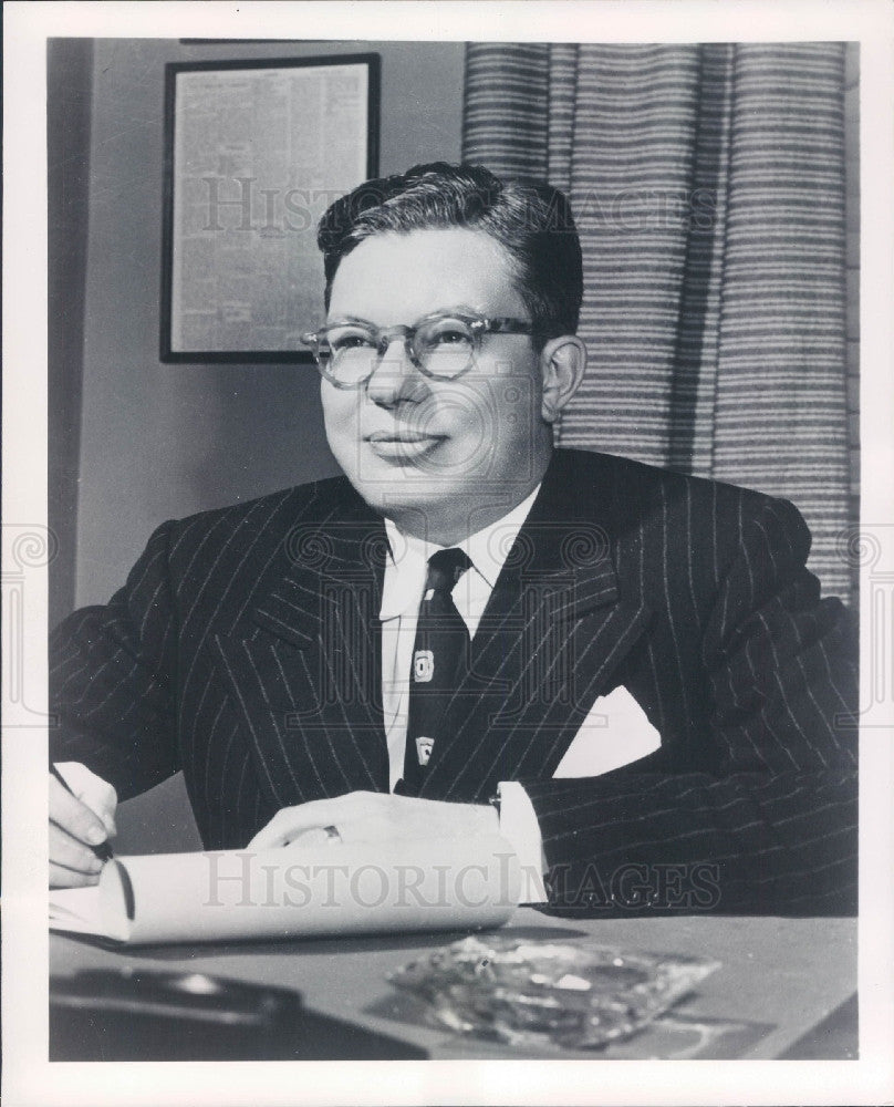 1950 Broadcasting Executive Robert Kintner Press Photo - Historic Images