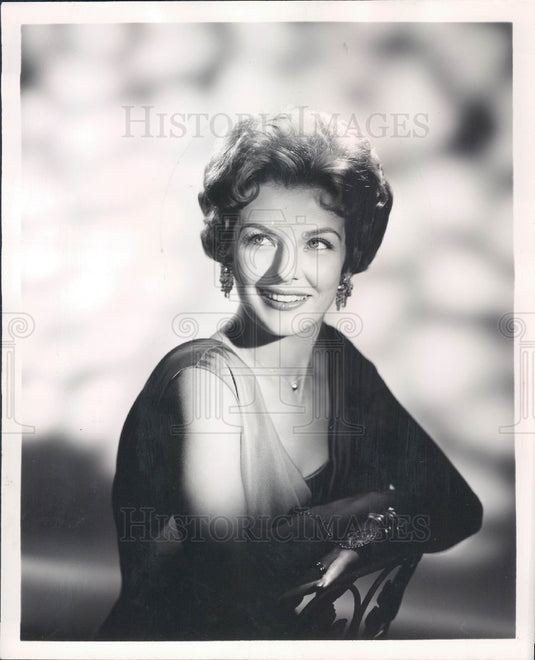 1958 Actress Marjorie Lord Press Photo - Historic Images