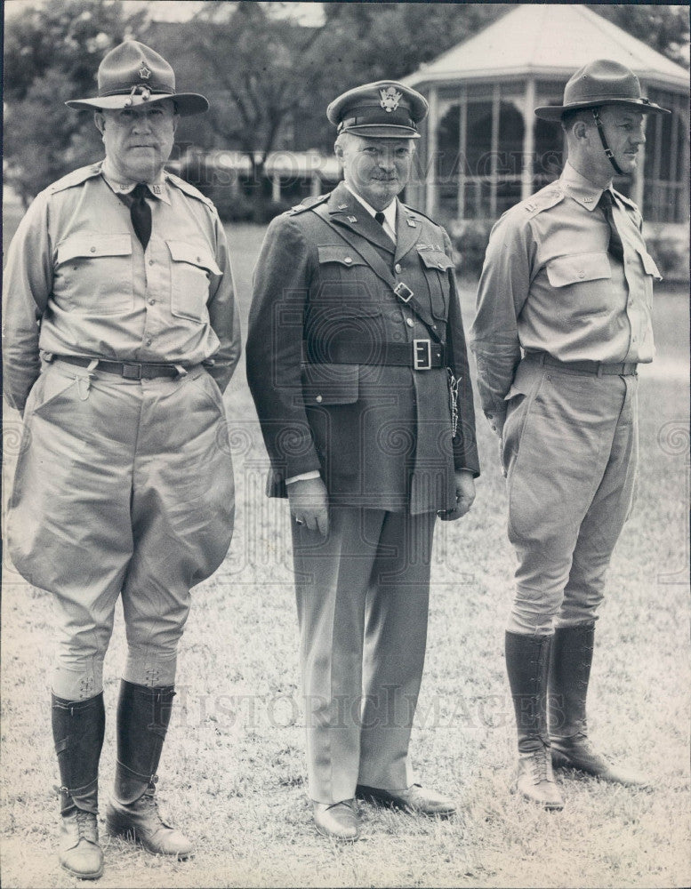 1936 CO Military Officers Baine/Larsen/Wms Press Photo - Historic Images