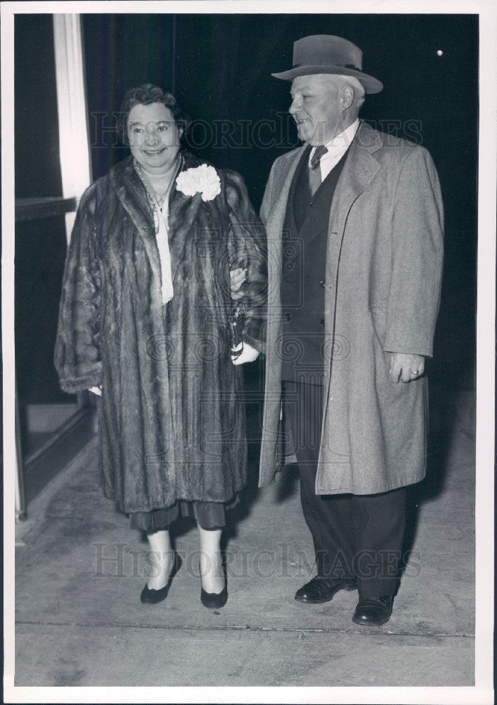 1953 US Marine Lt Gen Henry Larsen Press Photo - Historic Images