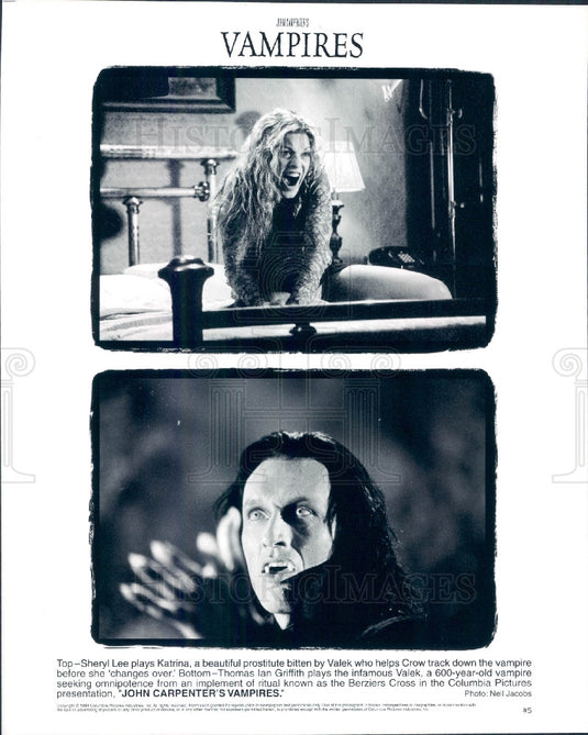 1998 Actors Sheryl Lee & Thomas Griffith Press Photo - Historic Images