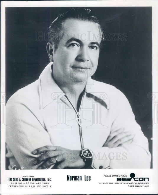 1975 Bandleader Norman Lee/Eddy Howard Orch Press Photo - Historic Images