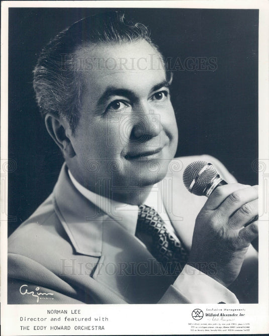 1973 Bandleader Norman Lee/Eddy Howard Orch Press Photo - Historic Images