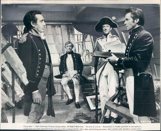 1962 Actors Alec Guinness & Endre Muller Press Photo - Historic Images