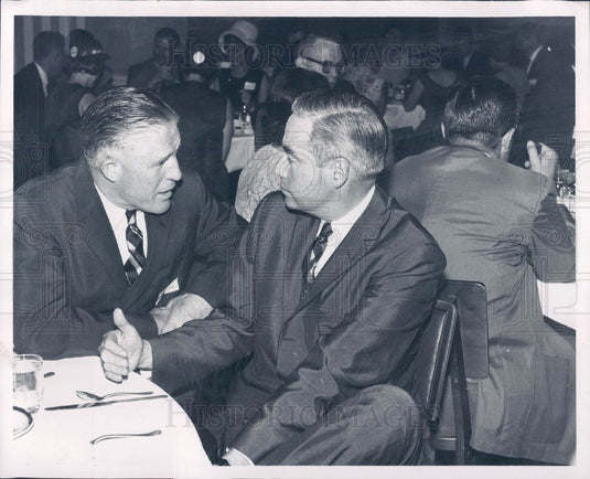 1964 PA Gov Wm Scranton & MI Gov G Romney Press Photo - Historic Images