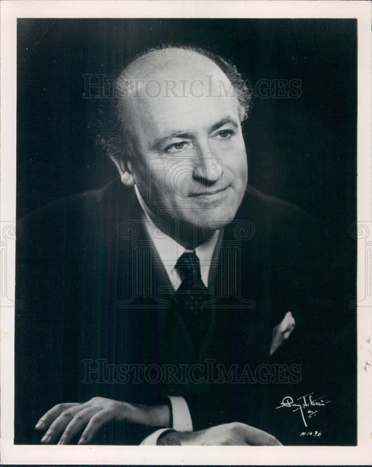 1957 Pianist Louis Kentner Press Photo - Historic Images