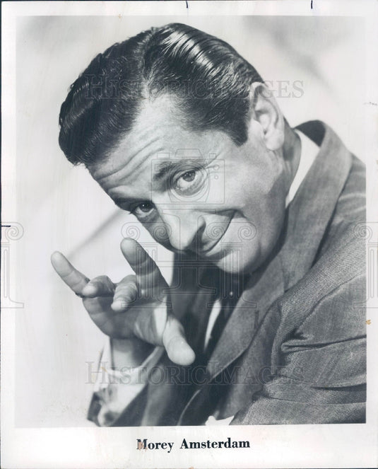 1974 Comedian Morey Amsterdam Press Photo - Historic Images